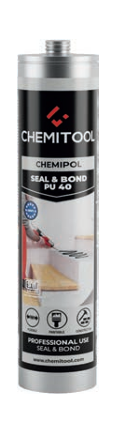SEAL&BOND PU40 COLA-VEDA POLIURETANO PRETO 300ML